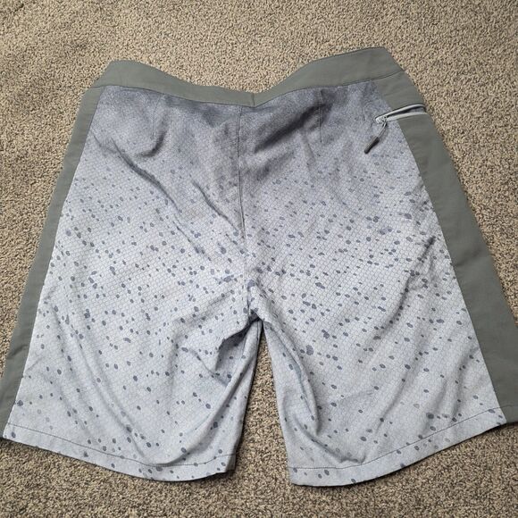 Vineyard Vines Board Shorts Size 32 Drawstring Blue *flaw* Beach Travel - Picture 7 of 9